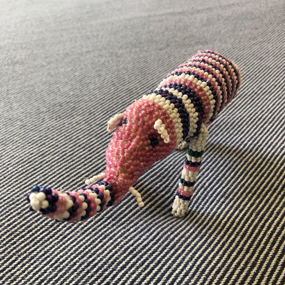 Beaded animal from Tanzania